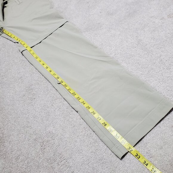 MARMOT Mazot Convertible Pants Zip Off Shorts Capris Hiking Beige Women 10 x 32" - Picture 14 of 16